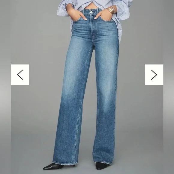 NWT Paige Straight Leg Jeans - Picture 1 of 11